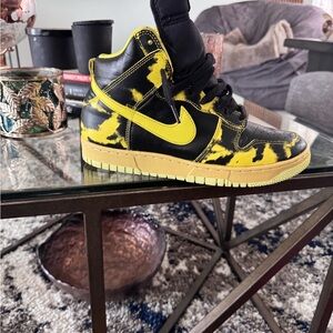 Nike Dunk 1985 Yellow Acid Wash - size 9